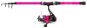 Fishing Rod Saenger Newcomer Set II, 1.6m, 8-20g, Pink - Rybářský prut