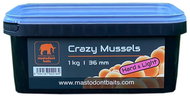Mastodont Baits Boilie Crazy Mussels 36mm 1kg "HARD & LIGHT" - Boilies
