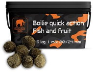 Mastodont Baits Boilie Quick Action Fish and Fruit Mix 20/24mm 5kg - Boilies
