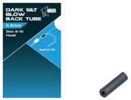 Nash Blow Back Tube, Dark Silt, 0.5mm, Size 8-10, 50pcs - Tube