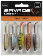 Savage Gear Craft Shad 10cm 6g Clear Water Mix 5pcs - Rubber Bait