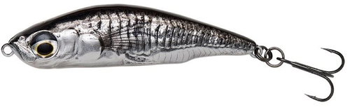 Savage Gear 3D Sticklebait Pencil 5,5cm 7g Sinking Black Silver - Wobbler - Main image