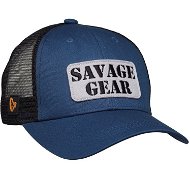 Savage Gear Logo Badge Cap Teal Blue - Kšiltovka