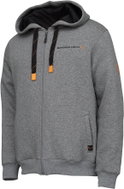 Savage Gear Classic Zip Hoodie Grey Melange Size XXL - Sweatshirt