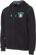 MADCAT Badge Logo Zip Hoodie Black Caviar Velikost M - Mikina