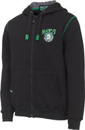 MADCAT Badge Logo Zip Hoodie Black Caviar Veľkosť L - Mikina