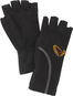 Savage Gear Wind Pro Half Finger Black - Rybářské rukavice