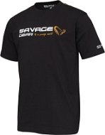Savage Gear Signature Logo T-Shirt Black Ink - Tričko