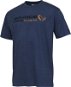 Savage Gear Signature Logo T-Shirt Blue Melange Velikost XXL - Tričko
