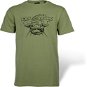 Black Cat Military Shirt Green - Tričko