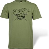 Black Cat Military Shirt Green - Póló