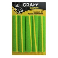 Graff Plávajúce pena 10 mm × 60 mm zeleno-žltá 5 ks - Plávajúca pena