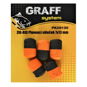 Graff Zig-Rig Floating Roller 7x13mm Black/Orange 5pcs - Artificial bait