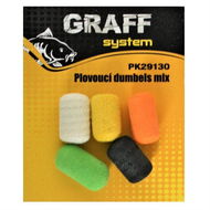 Graff Floating dumbels 7x13mm Mix of colours 5pcs - Artificial bait