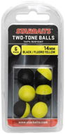 Starbaits Two Tones Balls 14mm Black/Yellow 6ks - Gumená nástraha