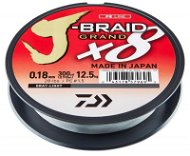 Daiwa J-Braid Grand X8 0,24mm 22kg 270m Light Grey - Fonott zsinór