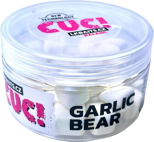 LK Baits CUC! Nugget Balanc Fluoro Garlic Bear 10mm 100ml - Bait - Main image