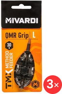 Mivardi krmítko Method Feeder QMR Grip L 3 × 50 g - Krmítko na ryby