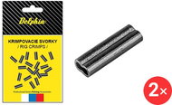 Delphin Crimp clips for leaders 1,2 x 2,6 x 8 mm 2 × 20 pcs - Coupler