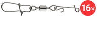 Daiwa No Knot Fast Lock Swivel L 12 kg 2 × 8 pcs - Swivel