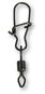 Effzett D-Lock Snap Swivels M Velikost 6, 21 kg 2 × 10 ks - Karabinka