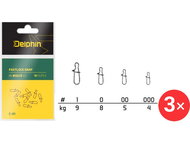 Delphin Fastlock Snap C-01 Size 0, 8 kg 3 × 10 pcs - Snap Hook