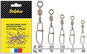 Delphin Rolling Swivel with Crosslock Snap Velikost 4/0 90 kg 2 × 5 ks - Karabinka