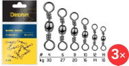 Delphin Barrel Swivel A-02 Size 10, 16 kg 3 × 10 pcs - Swivel