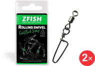Zfish Rolling Swivel & Coastlock Snap, size 6, 2 × 10 pcs - Swivel