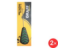 Graff Cross needle 7 cm Green 2 pcs - Baiting Needle