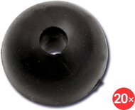 Black Cat Rubber Shock Bead 10 mm 2 × 10 pcs - Bead (Charm)