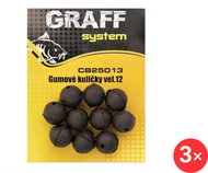 Graff Rubber balls Size 12, 3 × 10 pcs - Bead (Charm)