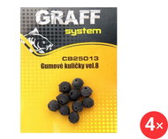 Graff Rubber balls Size 8, 4 × 10 pcs - Bead (Charm)