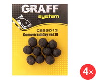 Graff Rubber ball Size 10, 4 × 10 pcs - Bead (Charm)