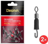 Delphin FDR Quicker size 12, 7 kg 2 ×10 pcs - Swivel