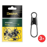 Delphin Japan snap Size 0, 4 kg 3 × 10 pcs - Snap Hook