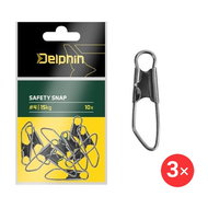 Delphin Safety snap Size 4, 15 kg 3 × 10 pcs - Snap Hook