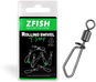 Zfish Obratlík Rolling swivel with T Snap Velikost 12, 19 kg 2 × 10 ks - Obratlík