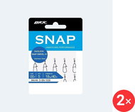 BKK Duolock Snap Swivel-51 Size 2, 41 kg 2 × 5 pcs - Snap Hook
