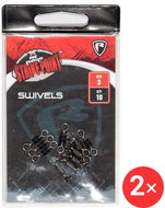 FOX Rage Strike Point Swivel, size 5, 2 × 10 pcs - Swivel
