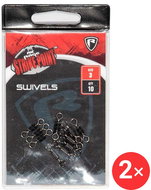 FOX Rage Strike Point Swivel, size 7, 2 × 10 pcs - Swivel