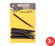 Graff Anti-tangle cover 5 cm Black 3 × 10 pcs - Sleeve