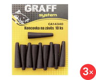 Graff Hanger end cap Black, 3 pcs - Sleeve