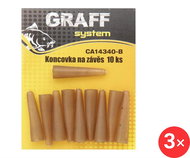 Graff Hanger end cap Brown, 3 pcs - Sleeve