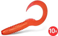 Delphin TwistaX Eeltail UVs 6 cm Berry, 2 × 5 pcs - Rubber Bait