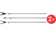 Mivardi - Metal fork with thread 90 cm, 2 pcs - Fishing Bank Stick