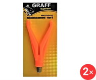Graff Cornet rubber V Orange, 2 pcs - Rod Rest