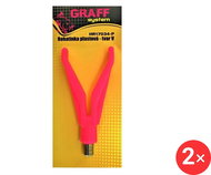 Graff Plastic cornet V Pink, 2 pcs - Rod Rest