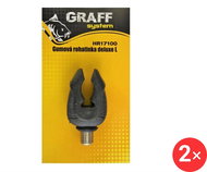 Graff Rubber horn, black, 2 pcs - Rod Rest