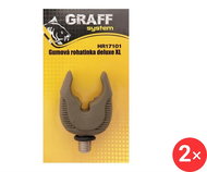Graff Rubber Corner Deluxe XL Brown, 2 pcs - Rod Rest
